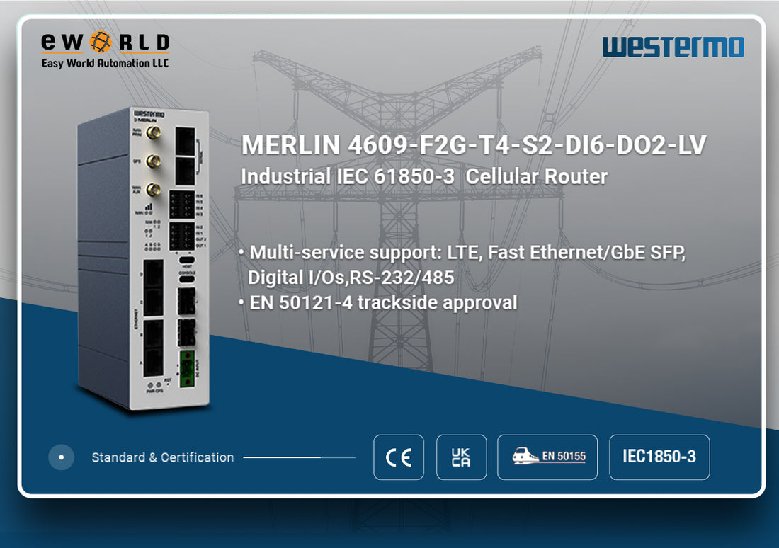 Westermo Merlin-4609-F2G-T4-S2-DI6-DO2-LV