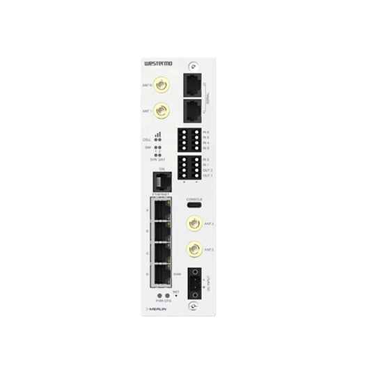 Westermo Merlin-4758-V-T4G-S2-DI6-DO2-LV-PFO Industrial VDSL 5G Cellular Router